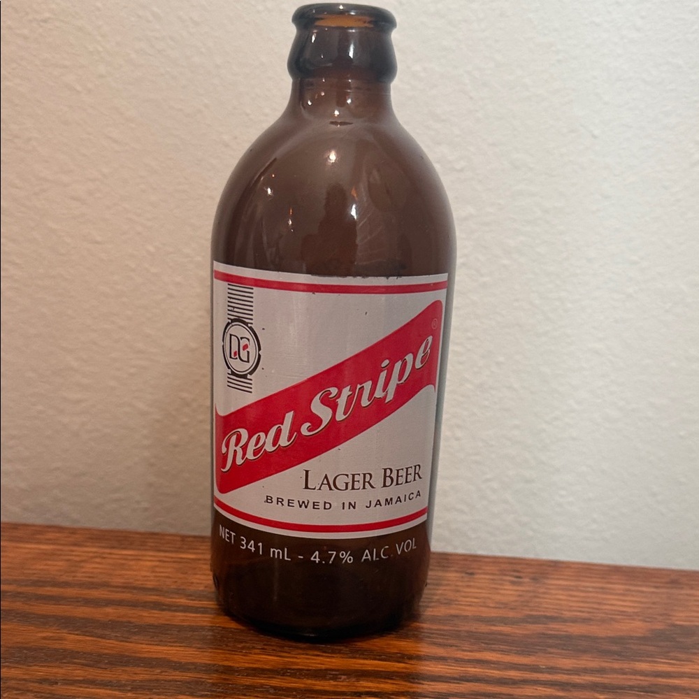 Jamaica Red Stripe Lager Beer Bottle